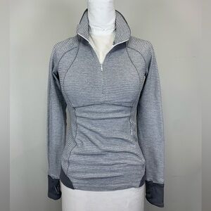 Lululemon Gray Quarter-Zip Pullover - Size X-Small